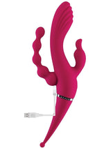 Gender X Four by Four Silicone Quad-Stimulating Vibrator