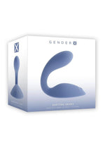 Gender X Shifting Gears Rechargeable Silicone Grind Pad Vibrator - Blue