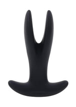 Gender X Spread The Love Rechargeable Silicone Vibrating Anal Plug with Remote Control - Black