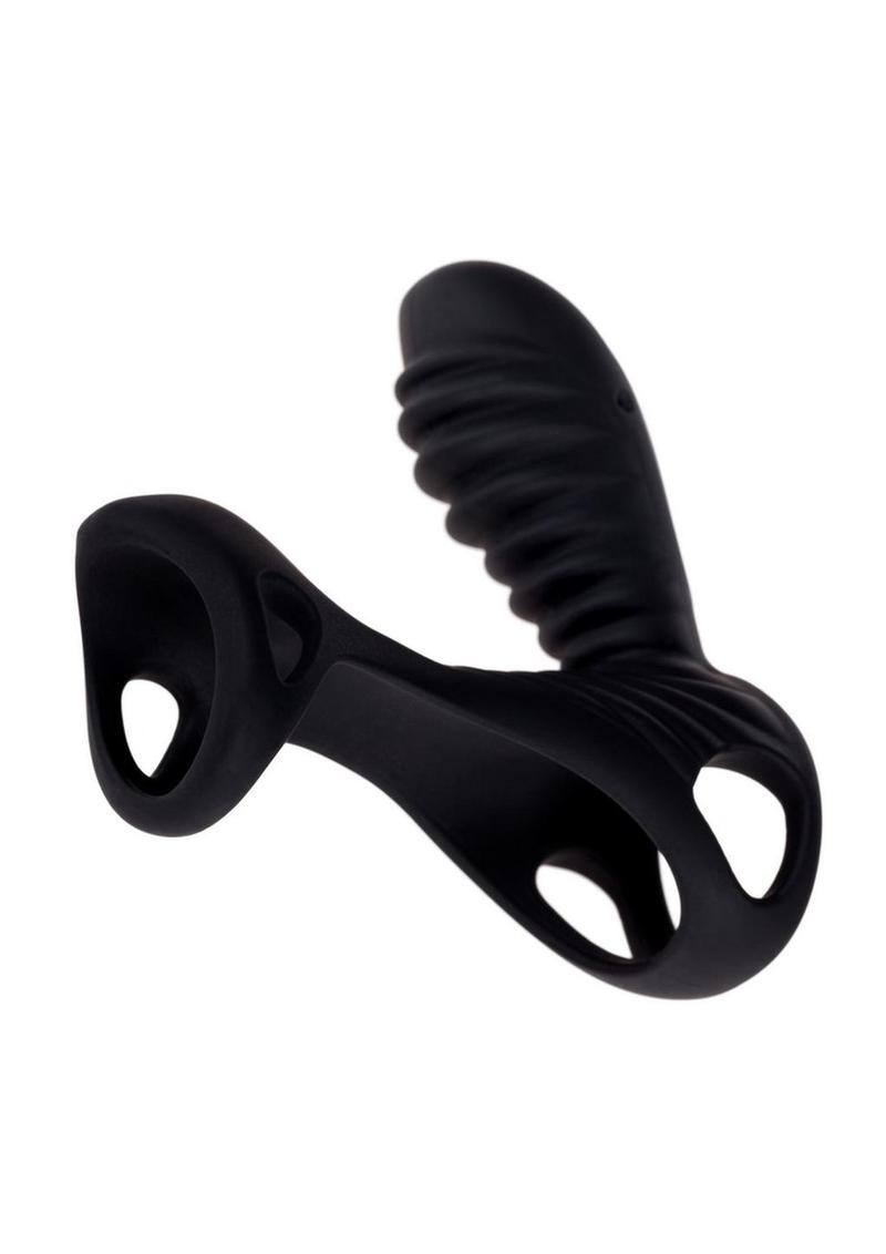 Gladiator F Rechargeable Silicone Cock Ring For Couples