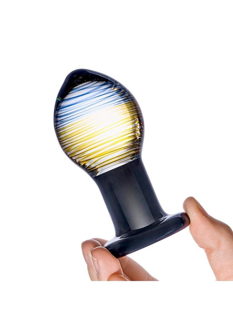Gläs 3.5 Inch Galileo Hand Blown Glass Butt Plug