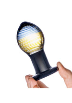 Gläs 3.5 Inch Galileo Hand Blown Glass Butt Plug