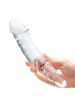 Glas Girthy Realistic Hand Blown Glass Double Dong