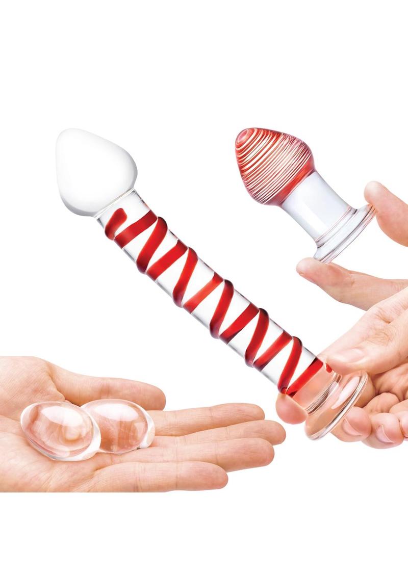 Glas Mr Swirly Handblown Glass Pleasure Set