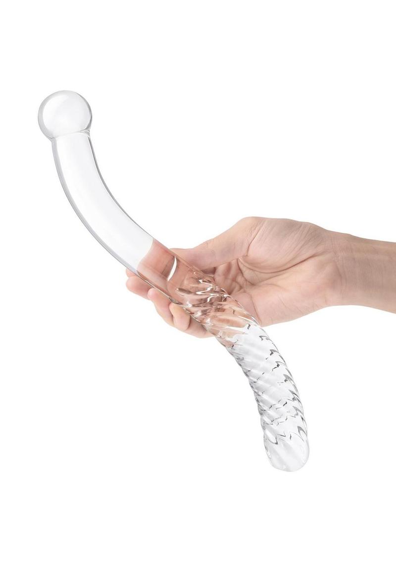 Glas Double Ended Hand Blown Glass Pelvic Wand