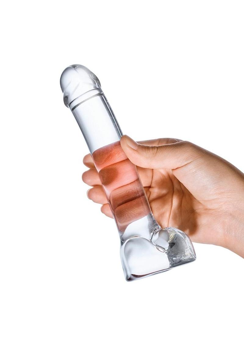Glas Body-Safe And Realistic Curved Glass G Spot Dildo