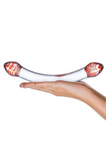 Glas Head Double Dildo With Handcrafted Elegance and Versatility