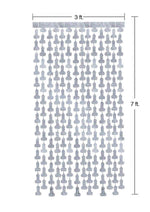 Glitterati Disco Party Metallic Penis Curtains 2-Pack