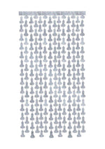 Glitterati Disco Penis Curtains (2 Each 6ft. Panels - Black/Silver