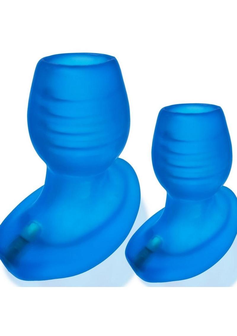 Oxballs Glowhole 1 Blue Morph Light Up Hollow Plug