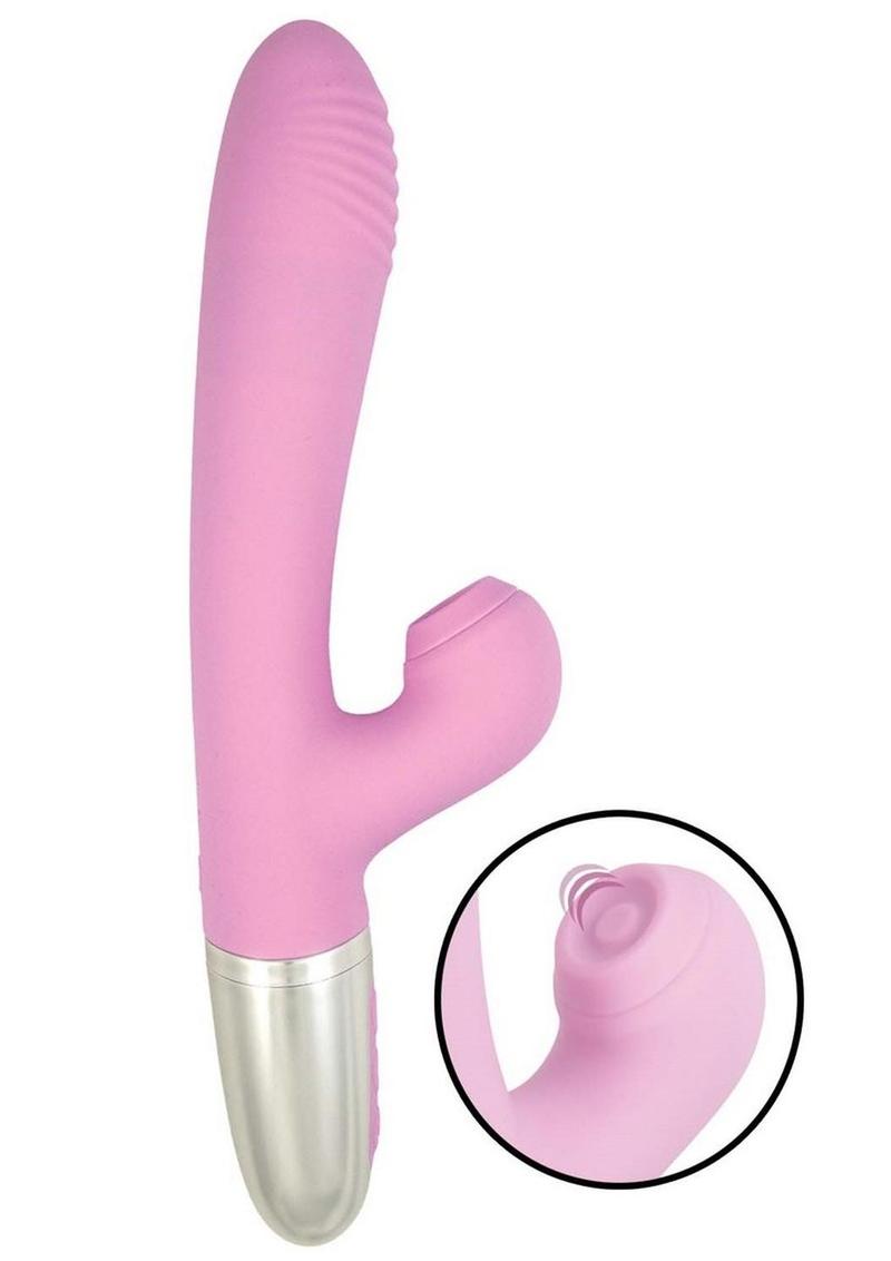 Goddess Tapping Thruster Rechargeable Silicone Rabbit Vibrator
