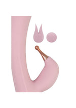 Goddess Tri-Tip Rechargeable Silicone Rabbit Vibrator