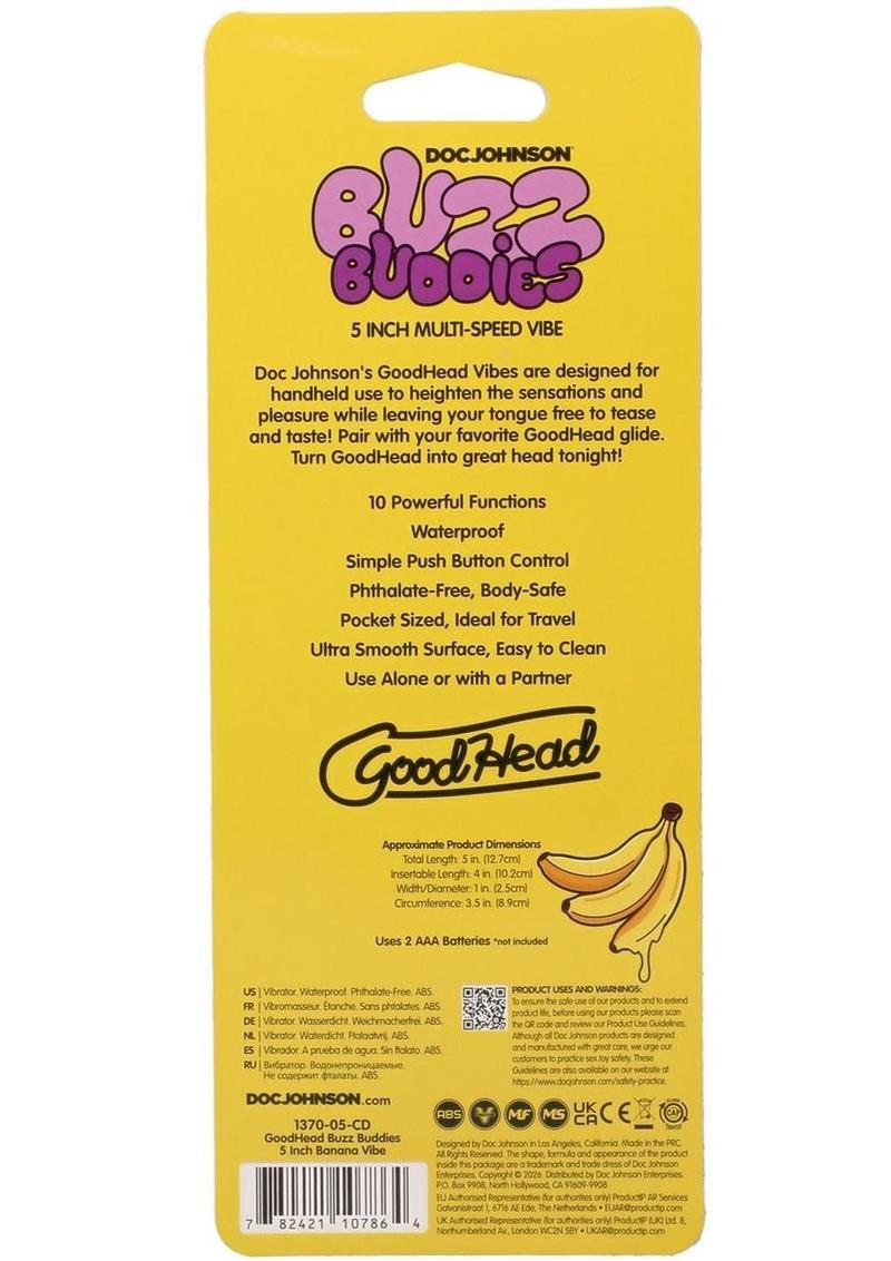 GoodHead Buzz Buddies Banana Vibe
