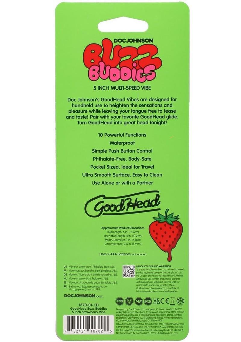 GoodHead Buzz Buddies Strawberries Vibe