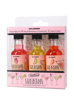 Goodhead Cocktail Delights (3 Pack) 2 Oz.- Peach Bellini, Strawberries and Champagne, Lemon Drop