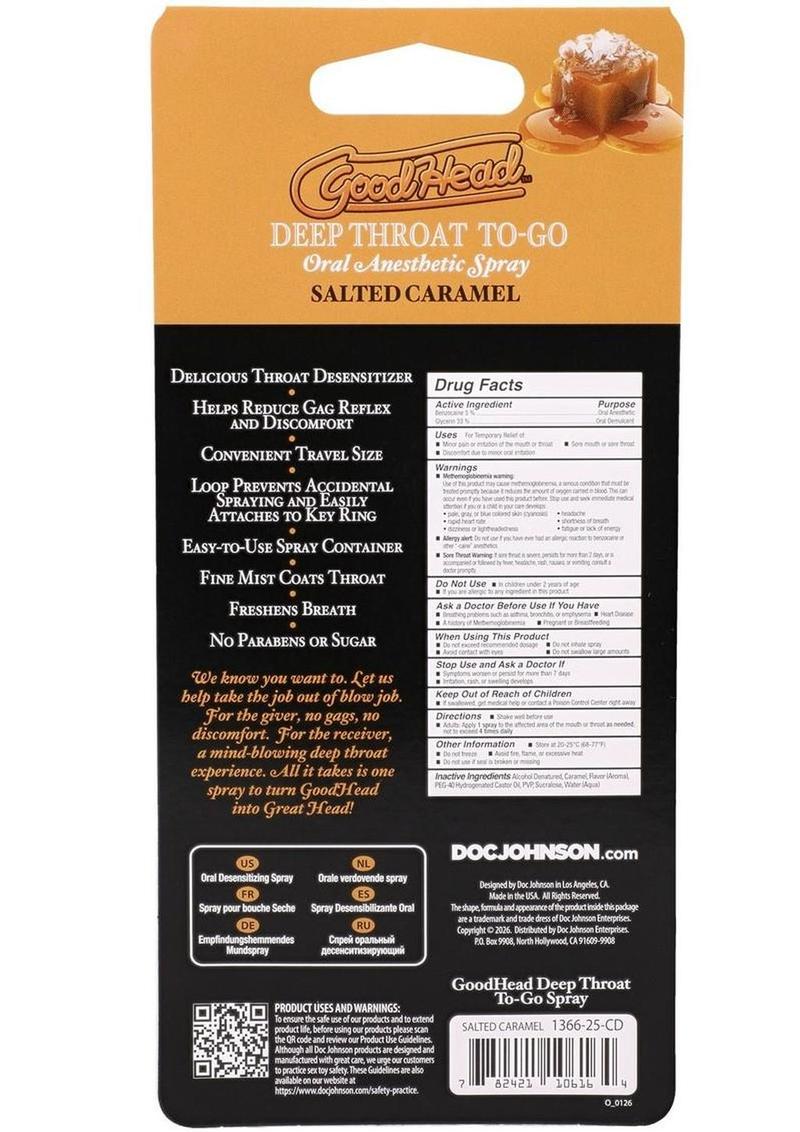 GoodHead Deep Throat To-Go Oral Spray