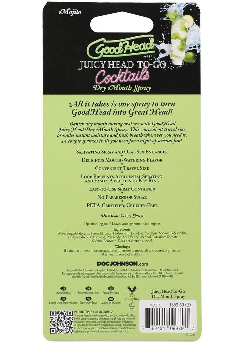 Good Head Mojito Dry Mouth Spray