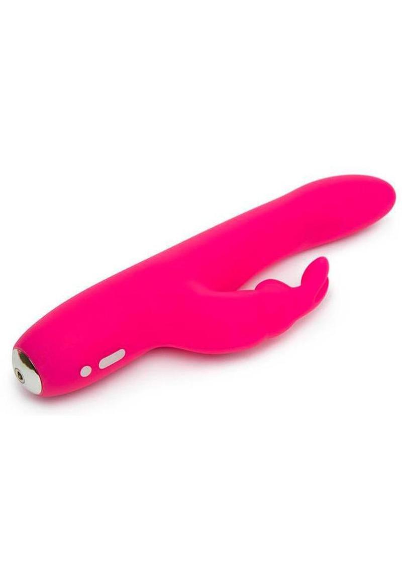 Happy Rabbit Slimline Curve Silicone Rabbit Vibrator - Pink