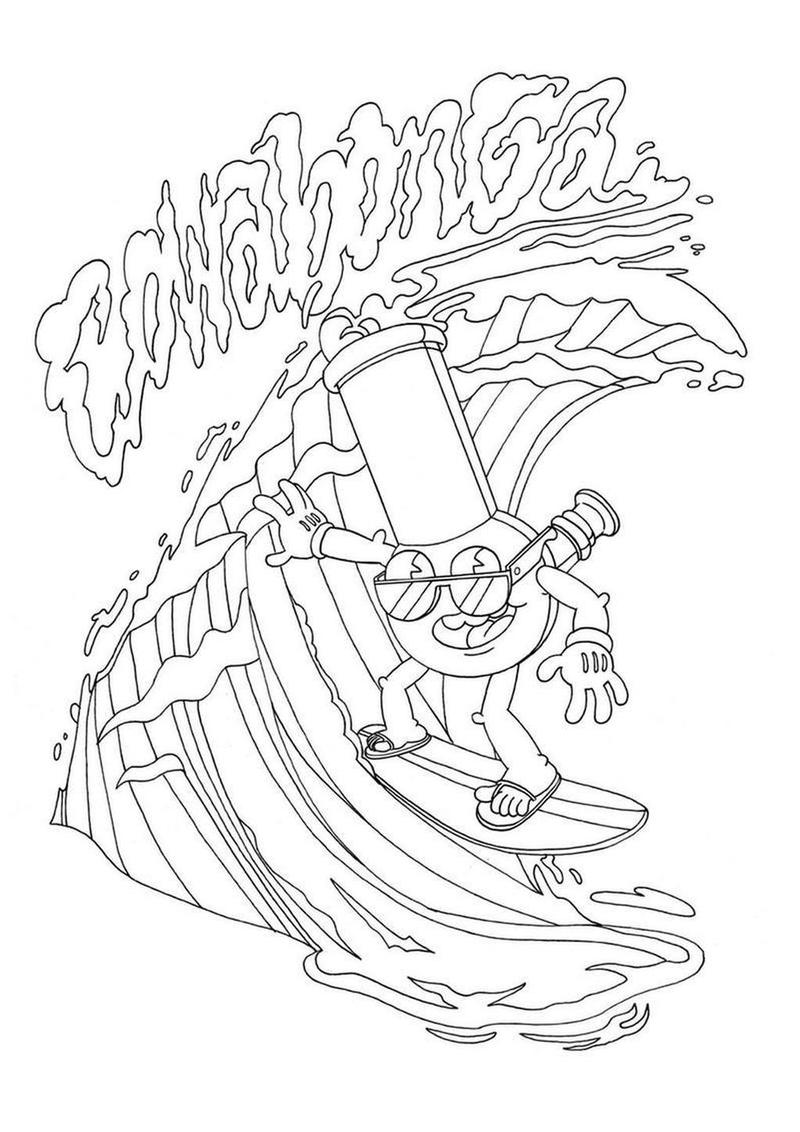 High AF Adult Coloring Book