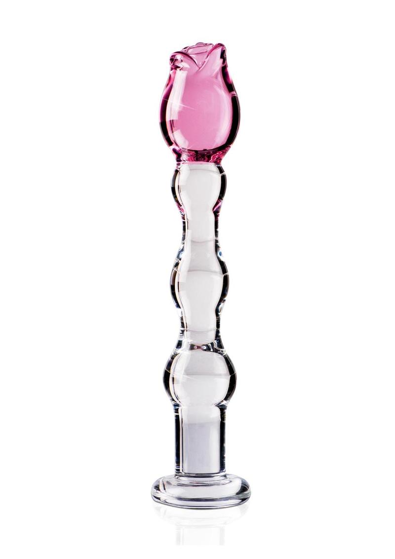 Icicles Ergonomic Shape And Hand Blown Glass Massager