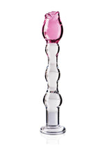 Icicles Ergonomic Shape And Hand Blown Glass Massager