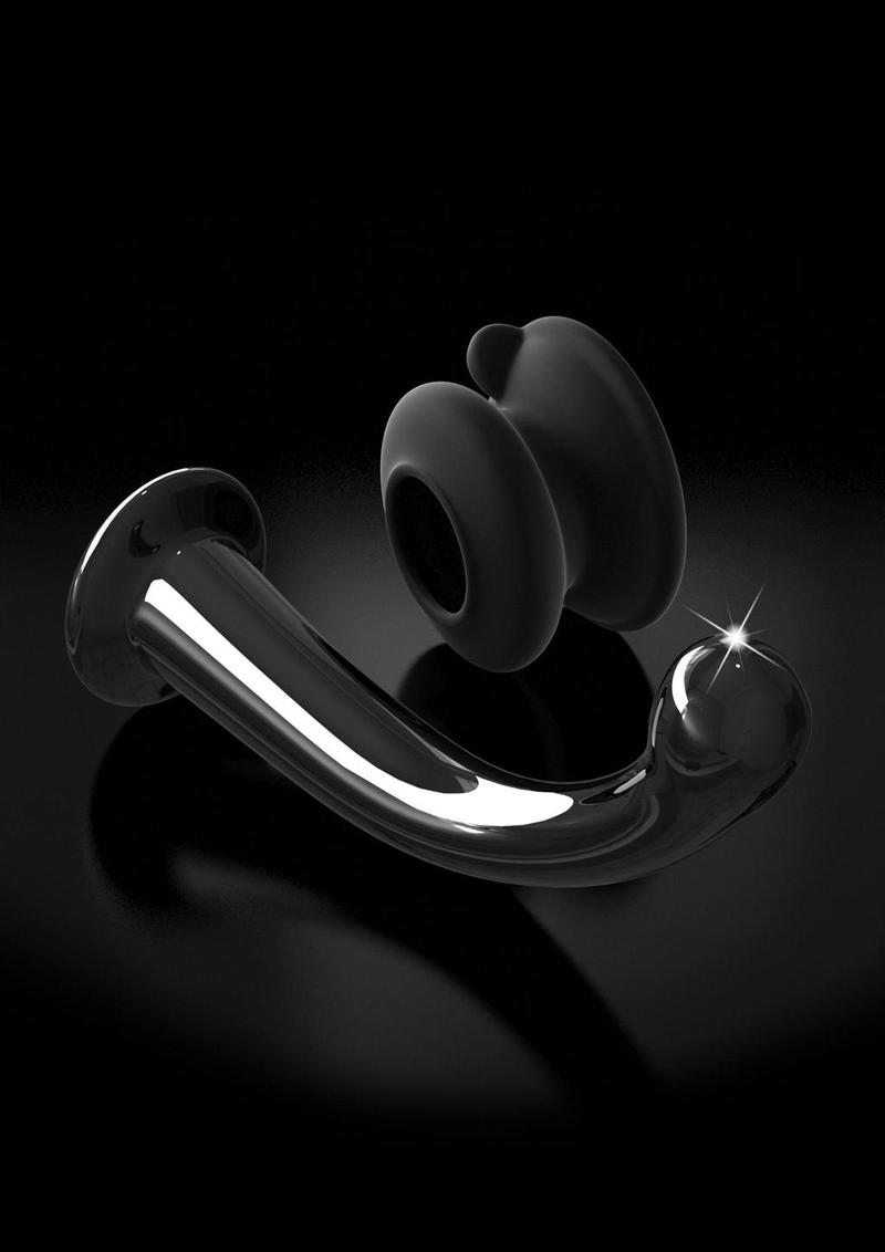 Icicles No. 87 Glass G-Spot Wand Bendable Silicone Suction Cup