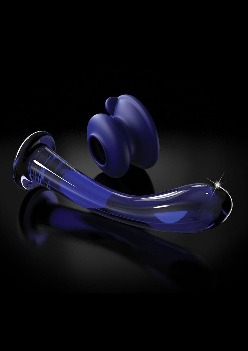 Icicles No. 89 Glass G-Spot Wand with Silicone Suction Cup
