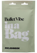 In A Bag Silicone Rechargeable Bullet Vibrator - Black