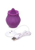 Bloomgasm Wild Violet 10X Silicone Licking Clit Stimulator