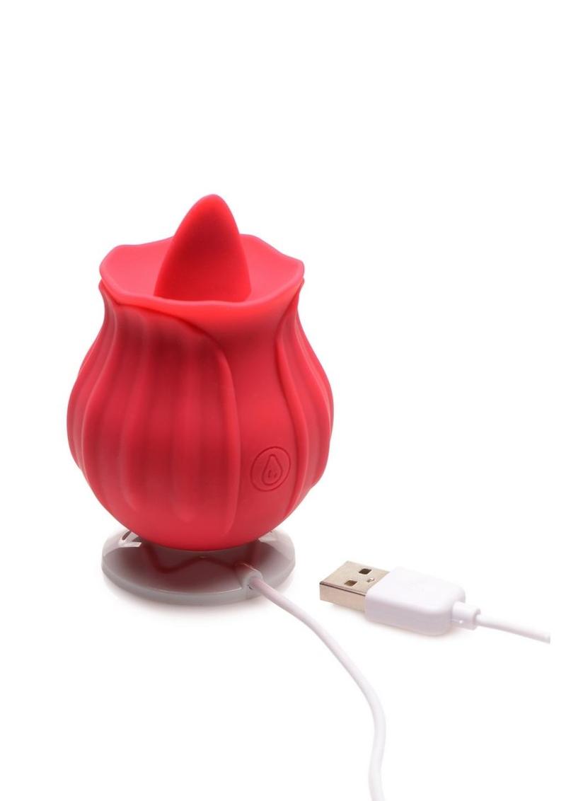 Inmi Bloomgasm Wild Violet Silicone 10x Licking Stimulator