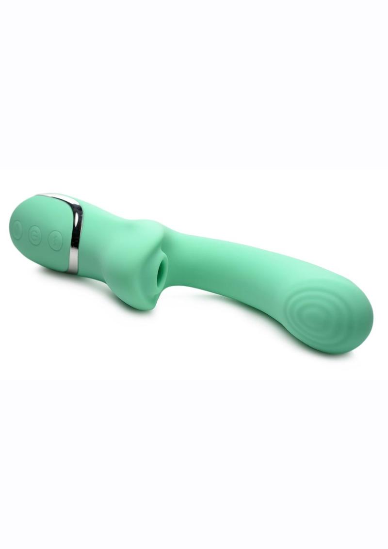 Shegasm Minty Air Stim Rechargeable Rabbit Vibe