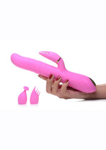 inmi 10X Versa-Thrust Rechargeable Silicone Rabbit Vibrator