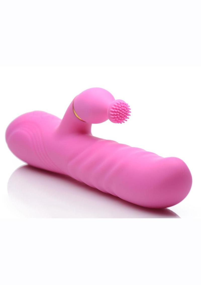 inmi 10X Versa-Thrust Rechargeable Silicone Rabbit Vibrator