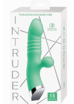 Intruder Thrust Rechargeable Silicone Pleasure Vibrator - Mint