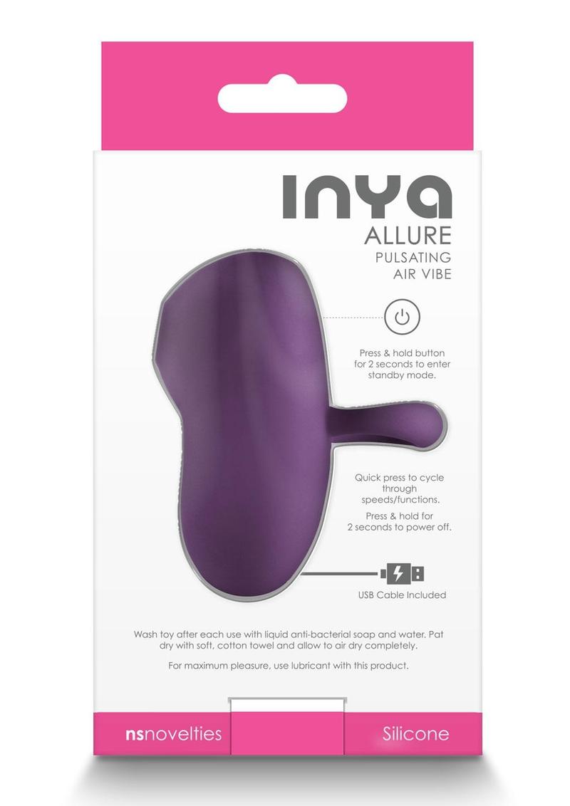 Inya Allure Pulsating Air Vibe Silicone Clitoral Stimulator