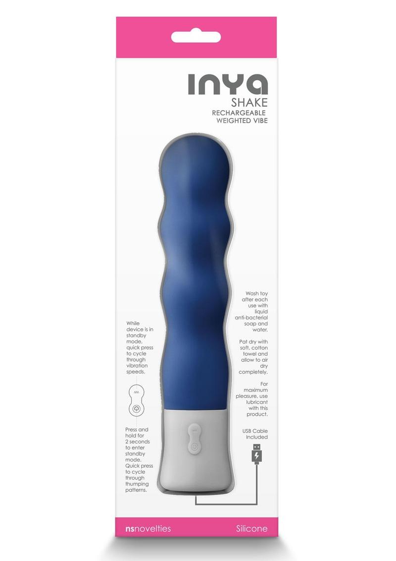 Inya Shake Rechargeable Weighted Silicone Vibrator