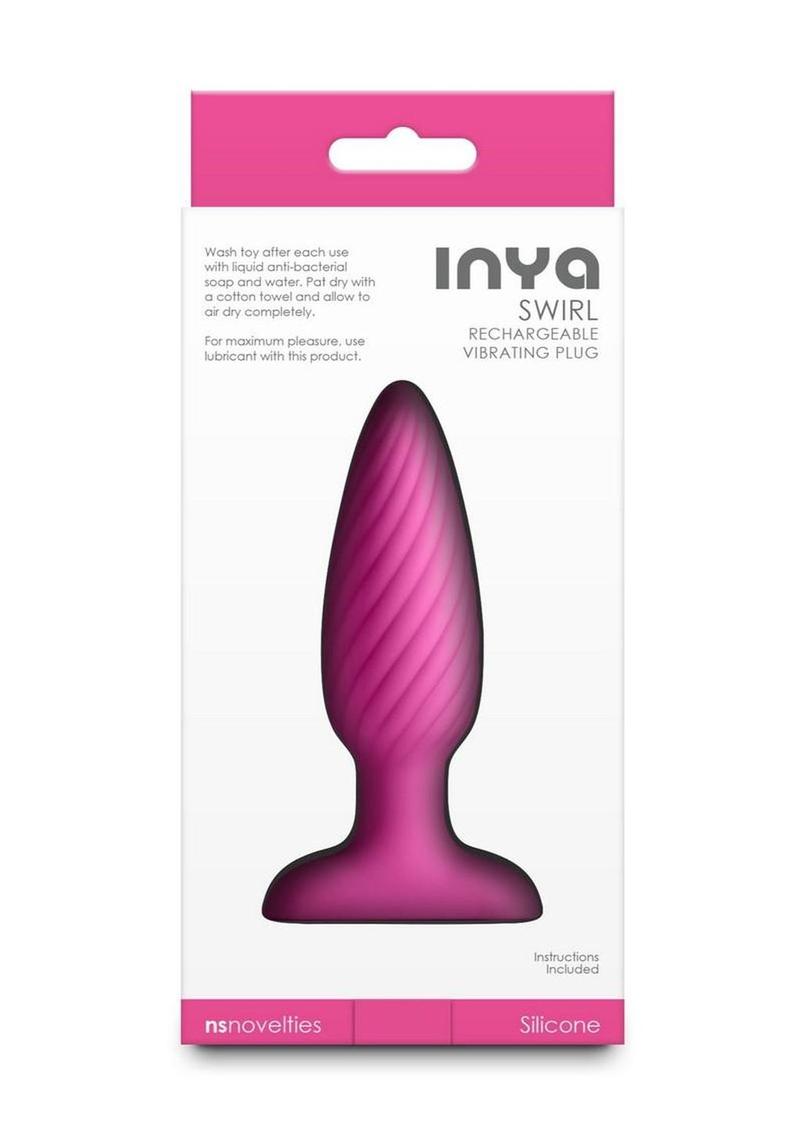 Inya Swirl Rechargeable Vibrating Anal Plug