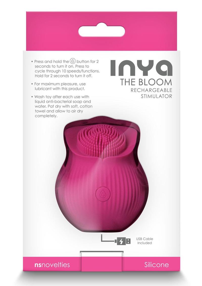 Inya The Bloom Rechargeable Silicone Clitoral Stimulator 10-Speed