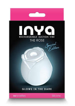 Inya The Rose Silicone Rechargeable Clitoral Stimulator - White