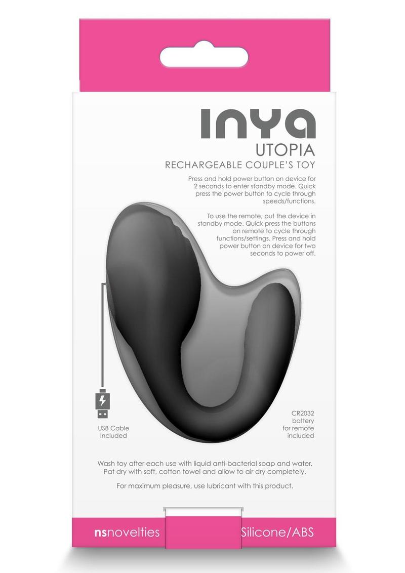 Inya Utopia Rechargeable Couple's Toy Silicone Vibrator for Couples