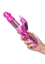 Original Jack Rabbit Beaded Purple Rabbit Vibrator