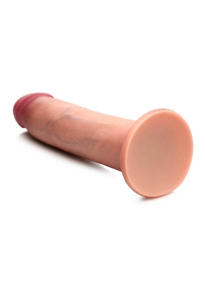 Jock Dual Density Silicone Dildo 8-Inch - Vanilla