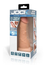 Jock Hard Core Triple Density Dildo - Vanilla - 5in