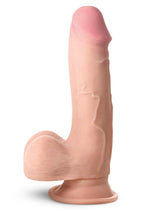 Jock Hard Core Triple Density Dildo with Balls - Vanilla - 7.5in