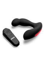 Jock P-Force Milking Rechargeable Silicone Prostate Vibrator W/ Remote Control - Black