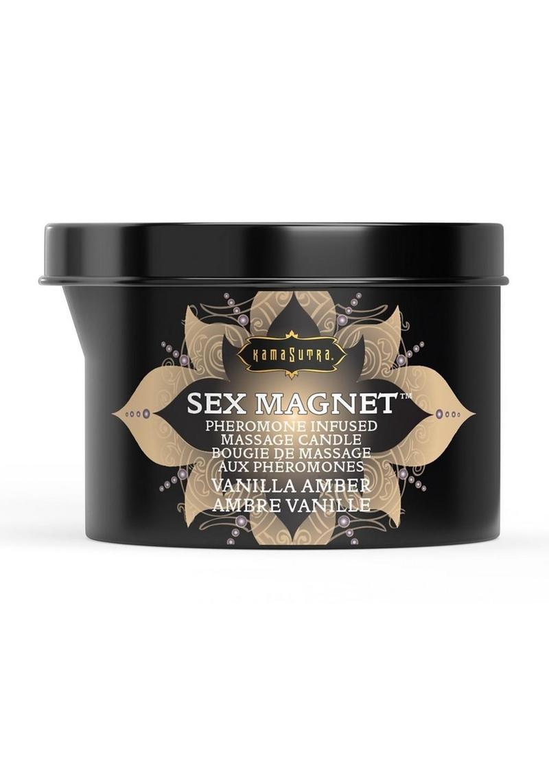 Kama Sutra Sex Magnet Vanilla Amber Massage Candle