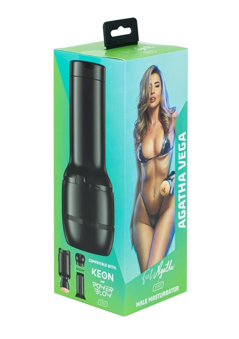 Kiiroo Feel Stars Collection Agatha Vega Stroker - Pbc - Pussy - Vanilla