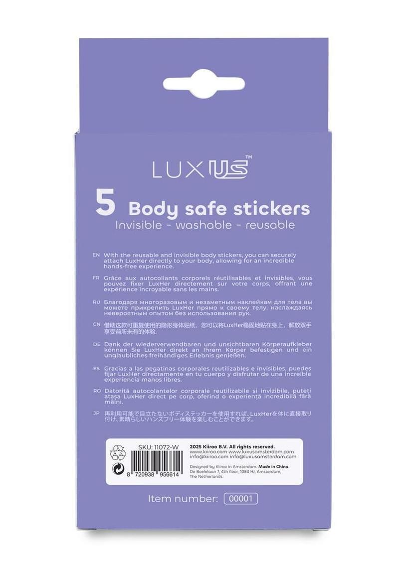 Kiiroo Luxus Body Safe Stickers