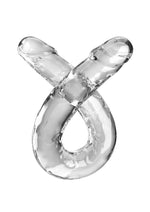 King Cock Clear Double Dildo 18 Inch Flexible Transparent Design