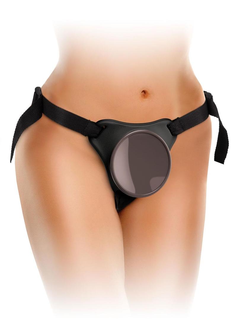 King Cock Elite Ultimate Vibrating Silicone Body Dock Kit with Dildo